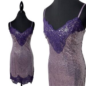 NWT Wild Fable Purple Sequin Dress